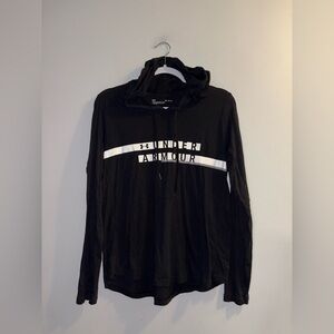 Under Armour — Black Hooded Longsleeve